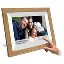 Digital Photo Frame - 10.1 Inch Wi-Fi Digital Picture Frame Easy to Share Videos via Frameo APP, Auto-Rotate & Wall Mountable