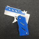 Rubber Band Toy Gun with Keychain - Outdoor Shooting Game for Kids & Adults