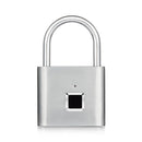 Smart Rechargeable Fingerprint Padlock - Keyless Biometric, Padlock for Gym, Luggage Bags, Locker and Storage