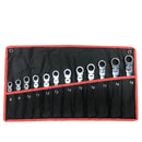 12-piece Universal Ratchet Wrench Set