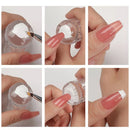 Nail Art Jelly Stamp - Silicone Transparent French Kit - Gear Elevation