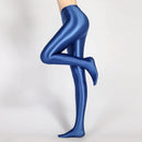 Bas sexy taille haute brillant opaque brillant