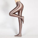 Bas sexy taille haute brillant opaque brillant