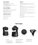 WebcamBot™️ - AI-Powered PTZ Webcam 1080p