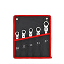12-piece Universal Ratchet Wrench Set